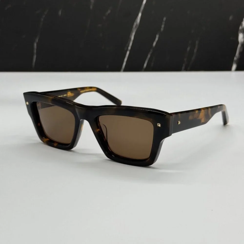 NEW XXII VLS-106B-53 VALENTINO SUNGLASSES HAVANA UNISEX EYEWEAR VALENTINO